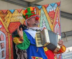 Nitra, Slovakia - 05.25.2024 Artists perform at the Nitra Rinek festival photo