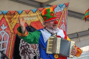 Nitra, Slovakia - 05.25.2024 Artists perform at the Nitra Rinek festival photo