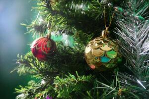 Christmas and New Year holidays greeting card background photo