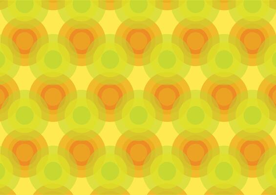 Retro overlapping circles pattern