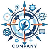 Creative Logo Design for Technological company vector