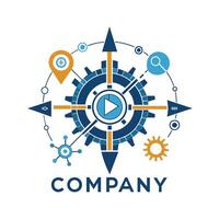 Creative Logo Design for Technological company vector