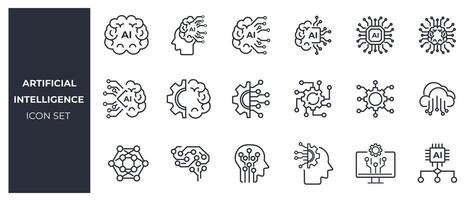Artificial Intelligence icon vector