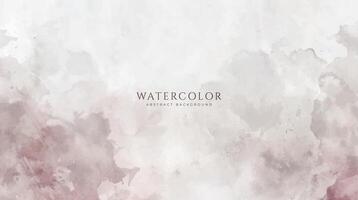 Abstract horizontal watercolor background. Neutral light colored empty space background illustration vector