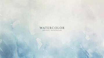 Abstract horizontal watercolor background. Neutral light colored empty space background illustration vector
