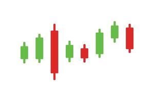 Candlestick chart, financial and stock markets, Minimal concept trading cryptocurrency, investment trading, exchange, isometric, financial, index, Bullish, forex..eps vector