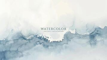 Abstract horizontal watercolor background. Neutral light colored empty space background illustration vector