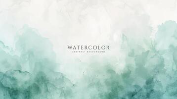 Abstract horizontal watercolor background. Neutral light colored empty space background illustration vector