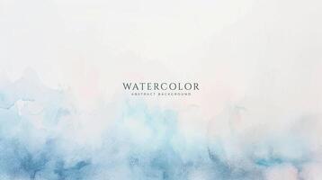 Abstract horizontal watercolor background. Neutral light colored empty space background illustration vector