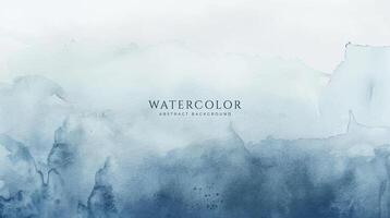 Abstract horizontal watercolor background. Neutral light colored empty space background illustration vector