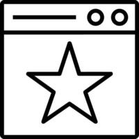 Star icon symbol Illustration vector