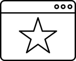 Star icon symbol Illustration vector