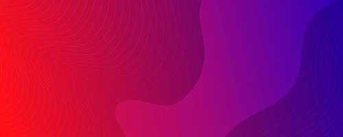 Modern colorful gradient background with wave lines vector