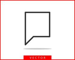 Talk bubble speech icon. Blank empty bubbles design elements. Chat on line symbol template. Dialogue balloon sticker silhouette. vector