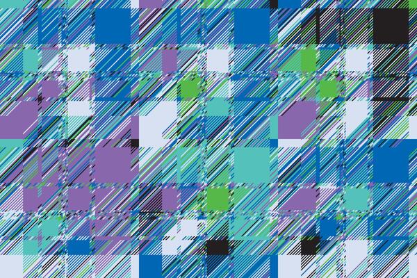 Modern glitch background. Color geometric abstract pattern .