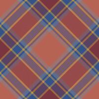 Plaid pattern . Check fabric texture. Seamless textile design for clothes, paper print. vector