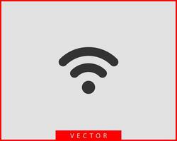 Free wi fi icon. Connection zone wifi symbol. Radio waves signal. vector
