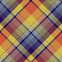 Seamless pattern of scottish tartan plaid. Repeatable background with check fabric texture. backdrop striped textile print. vector