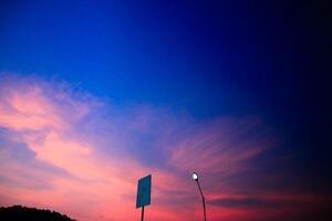 Magic hour zone, after golden hour. photo