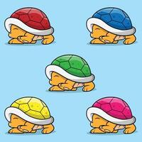 Enemy Turtle Hide Collection vector