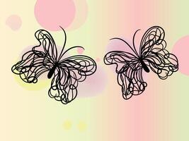 Hand drawn stencil element collection vector