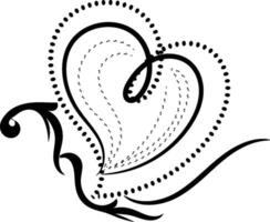 Hand drawn stencil element collection vector