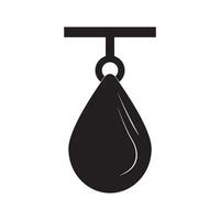 Punching bag icon illustration design template vector