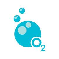 oxygen icon illustration design template vector