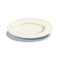 Empty plate on a transparent background png