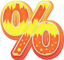 Percent, Fantasy Alphabet Letter Text Effect png
