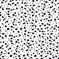 Dalmatian pattern, animal skin print background vector