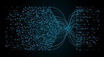 Big data visualization and information analysis vector