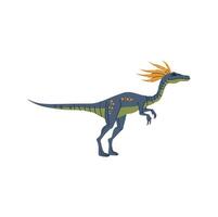 Kompi dinosaur Compsognathus character icon vector
