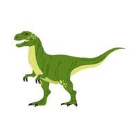 T-rex dinosaur, tyrant lizard isolate cartoon dino vector