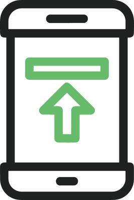 Upload icon symbol image