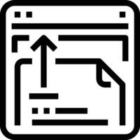 Upload icon symbol image vector