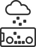 Upload icon symbol image vector