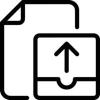 Upload icon symbol image vector