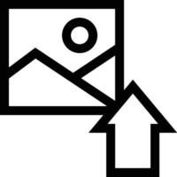 Upload icon symbol image vector
