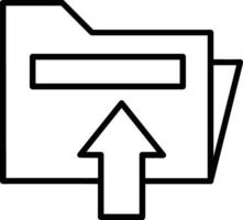 Upload icon symbol image vector