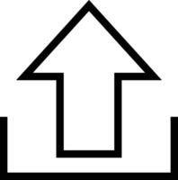 Upload icon symbol image vector