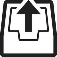 Upload icon symbol image vector