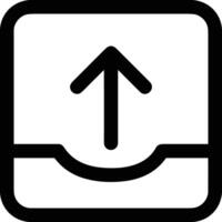 Upload icon symbol image vector