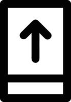 Upload icon symbol image vector
