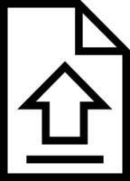 Upload icon symbol image vector