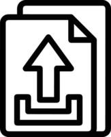 Upload icon symbol image vector