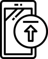 Upload icon symbol image vector