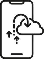 Upload icon symbol image vector