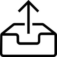 Upload icon symbol image vector