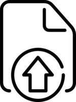 Upload icon symbol image vector